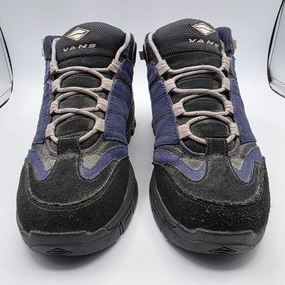 Vans Mens Size 7 Blue Black Hiking Shoes Camping Outdoors Trails Summer main image 6